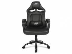 Kontorstol Extreme L33T PU sort Gaming Mid Level