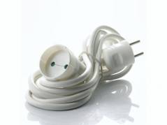 Forl&Atilde;&brvbar;ngerledning (D) 3m hvid