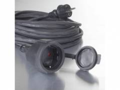 Gummikabel til udend&Atilde;&cedil;rsbrug 10m sort H05RR-F 3G1.5