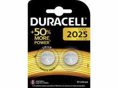 Batteri Litium Duracell&nbsp;Electronics&nbsp;CR2025 knapcelle 3V 2-pak