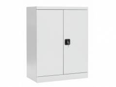 Kontorskab i st&Atilde;&yen;l lysgr&Atilde;&yen; 1000x435x1040mm