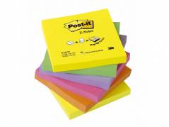 Post-it blok R330-NR z-fold 76x76mm neonfarver 6blk/pak