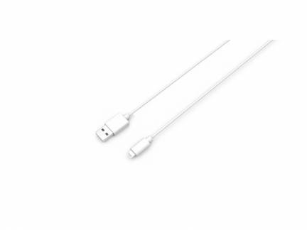 Kabel USB-A Lightning MFI 1,5m hvid