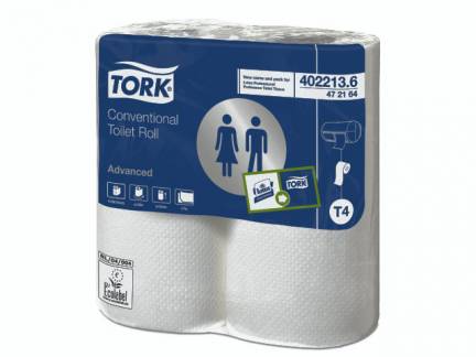 Toiletpapir Tork Advanced T4 2-lags 50m 472164 40rul/kar