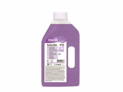 Reng&Atilde;&cedil;rings- og desinfektionsmiddel Suma Bac D10 2l