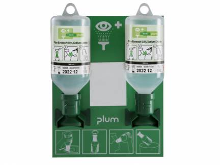 &Atilde;&tilde;jenskyllestation m/2fl &Atilde;&iexcl; 500ml &Atilde;&yen;ben station med piktogram