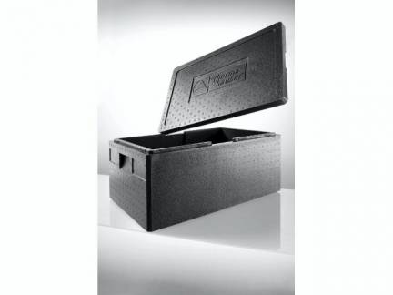 Termo skumkasse EPP 1/1GN m/l&Atilde;&yen;g sort yder 595x390x180mm 20l