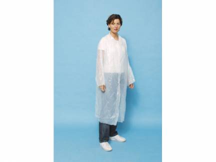 Regn-/bes&Atilde;&cedil;gsjakke PE (15my) 10stk/pak