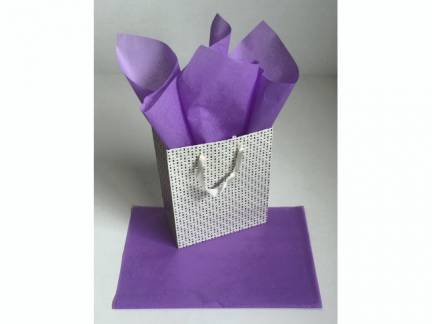 Silkepapir lilla 17g 50x75cm 480ark/pak