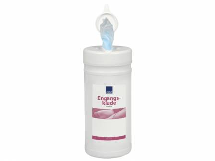 Desinfektionklude t/overflade 70% ethanol bl&Atilde;&yen; 150ark/stk