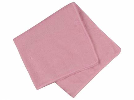 Microfiberklud r&Atilde;&cedil;d 40x40cm 20stk/pak