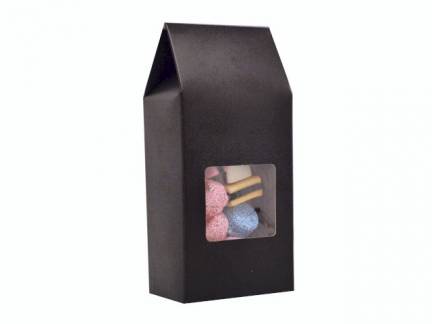 &Atilde;&dagger;ske m/rude lille 2144 sort 62x42x135mm 250stk/pak