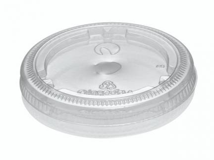 L&Atilde;&yen;g fladt t/20cl glas PLA &Atilde;&tilde;76mm 50stk/ps