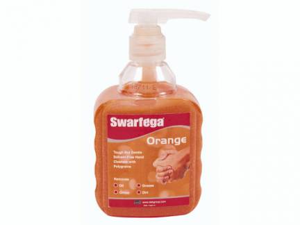 H&Atilde;&yen;ndrens Swarfega Orange 450ml pumpeflaske SOR400MPSC