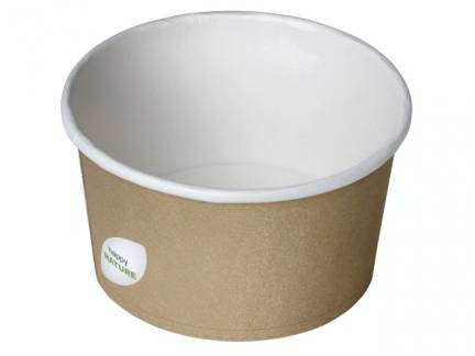 Suppeb&Atilde;&brvbar;ger PLA 400ml brun 500stk/kar