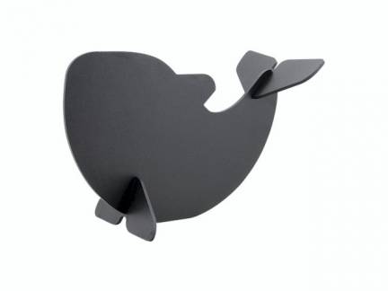 Chalkboard Securit Silhouette 3D Whale