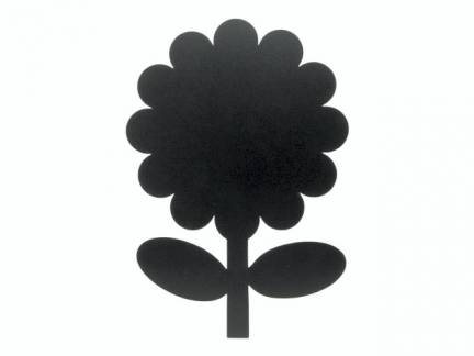 Chalkboard Securit Silhouette Flower