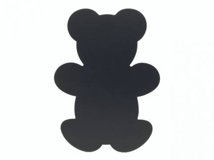 Chalkboard Securit Silhouette Bear