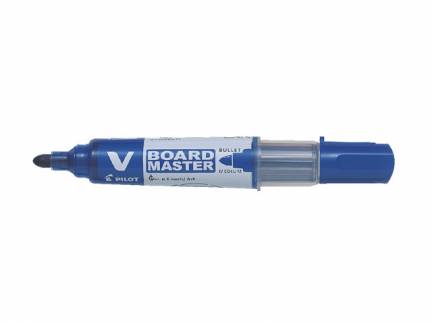 Whiteboardmarker Pilot V-Board Master blå rund spids 2,3mm