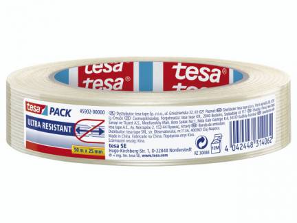 Tape filament tesa 45902 25mmx50m semitransparent