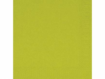 Servietter Duni 2-lags kiwi 33cm 2000stk/kar