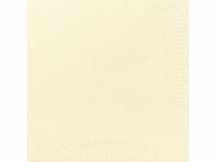 Servietter Duni 1/8-foldet 2-lags Buttermilk 40cm 1200stk/kar