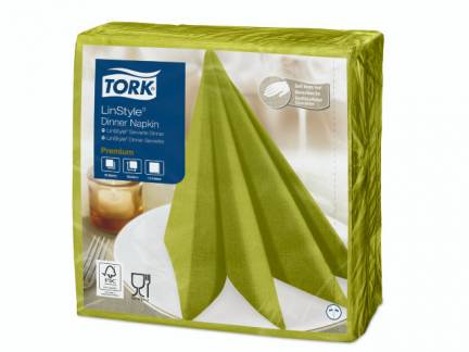 Serviet Tork Linstyle pistacie 39x39cm 1/4 fold 50stk/pak