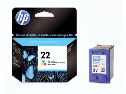 Bl&Atilde;&brvbar;kpatron HP C9352AE color No. 22 T/HP 3940