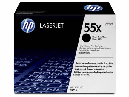 Lasertoner HP CE255X sort Laserjet P3015