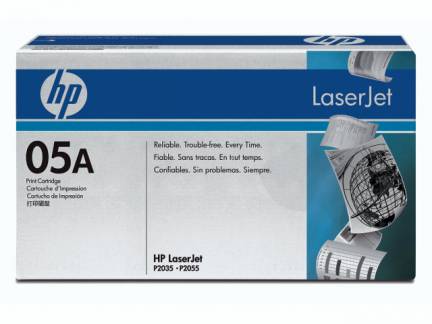 Lasertoner HP CE505A sort LJ P2035/P2055