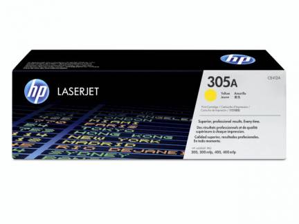 Lasertoner HP CE412A gul Laserjet Colorpro 300/400 305A