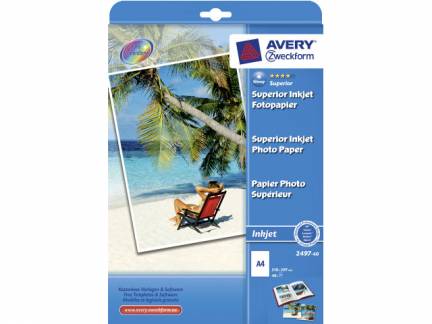 Fotopapir Premium A4 230g glossy t/inkjet pk/40 ark