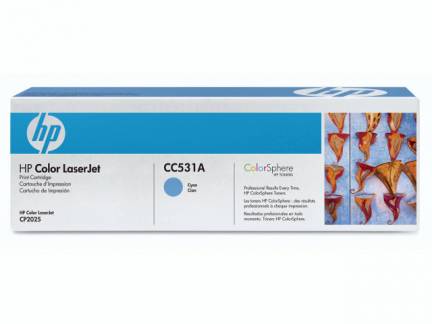 Lasertoner HP CC531A cyan CLJ CM2320/CP2025