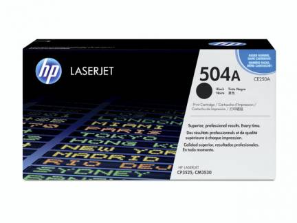 Lasertoner HP CE250A sort CLJ CP3525