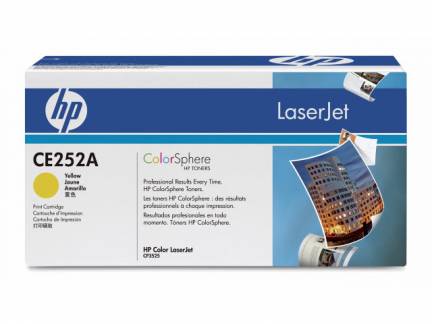 Lasertoner HP CE252A gul CLJ CP3525