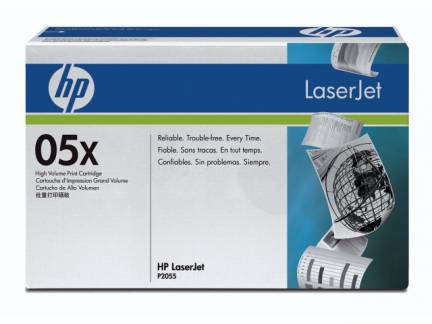 Lasertoner HP CE505X sort HC LJ P2035/P2055