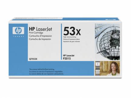 Lasertoner HP Q7553X sort LaserJet P2015