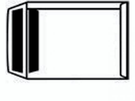 Kuverter m/rude hvid 229x312mm S4P 3742/13742 500stk/kasse