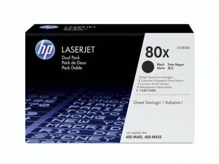 Lasertoner HP CF280XD sort Laserjet Pro M401/M425 80X