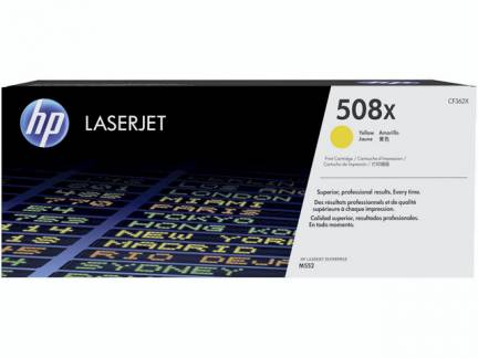 Lasertoner HP 508X yellow 9500 sider v/5%