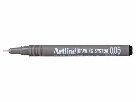 Fiberpen Artline EK2305 sort 0,05mm