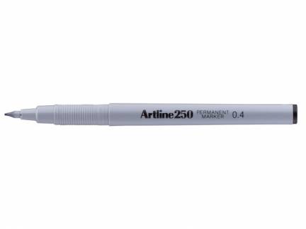 Marker Artline EK250 sort permanent 0,4mm