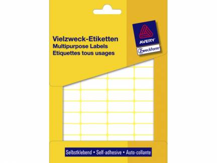 Etiket Avery hvid 80x54mm 3330 112stk/pak