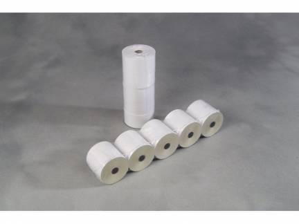 Bonrulle termo 76x70x12mm 25m 2 lags hvid/gul