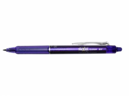 Kuglepen Pilot FriXion Clicker violet medium 0,7mm