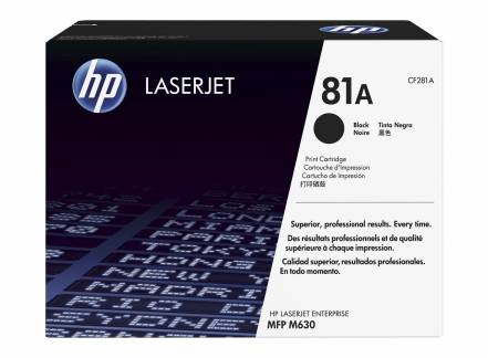 Lasertoner HP CF281A sort LaserJet Enterprise MFP M630