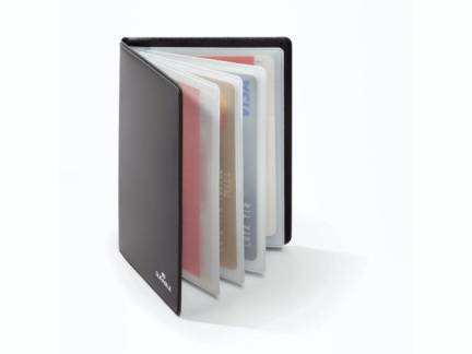 Kreditkortmappe m&Atilde;&cedil;rkegr&Atilde;&yen; 75x102mm RFID Secure