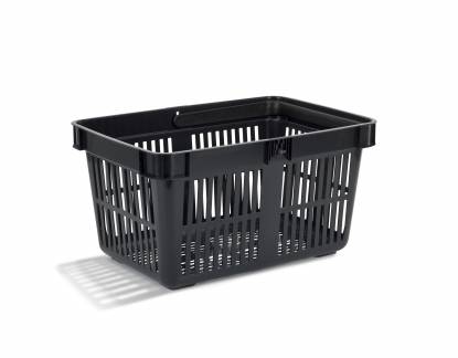 Indk&Atilde;&cedil;bskurv m/h&Atilde;&yen;ndtag sort 27l