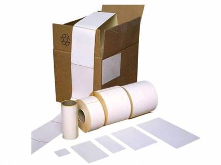 Termoetiket p&Atilde;&yen; rulle hvid ECO 102x191mm 350stk/rul &Atilde;&tilde;25,4mm