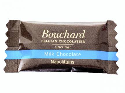 Chokolade Bouchard lys 5g flowpakket 1kg/pak